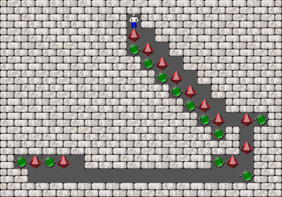 Sokoban Bugs509 collection level 386